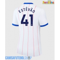 Camisa de time de futebol Chelsea Estevao Willian #41 Replicas 3º Equipamento Feminina 2026-27 Manga Curta